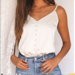 Lulus Satin Bodysuit